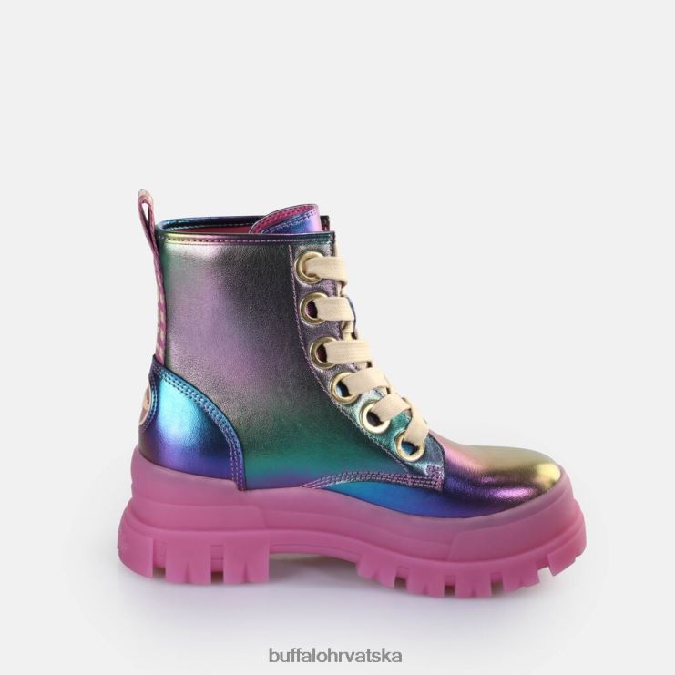 sirena ljubičasta Buffalo aspha lace up hi gležnjača vegan |čizme TDD6T439